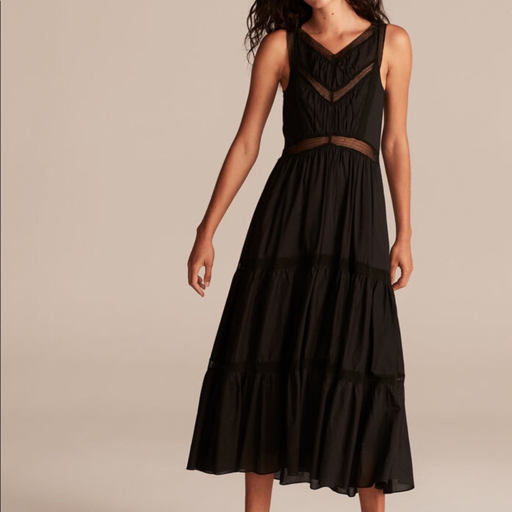 Rebecca Taylor lace trim dress